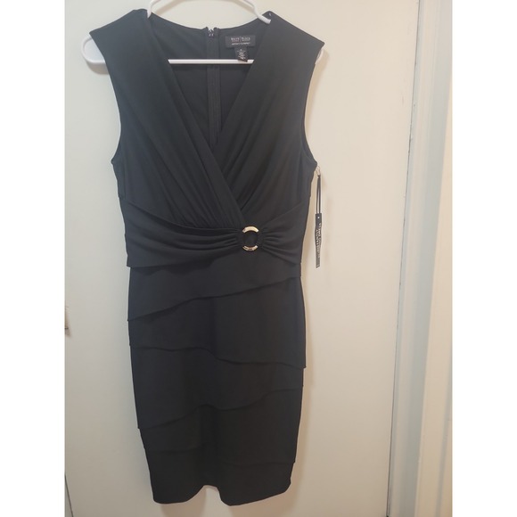 White House Black Market Dresses & Skirts - White House Black Market Instantly Slimming Dress Size 10 Black NWT Sheath